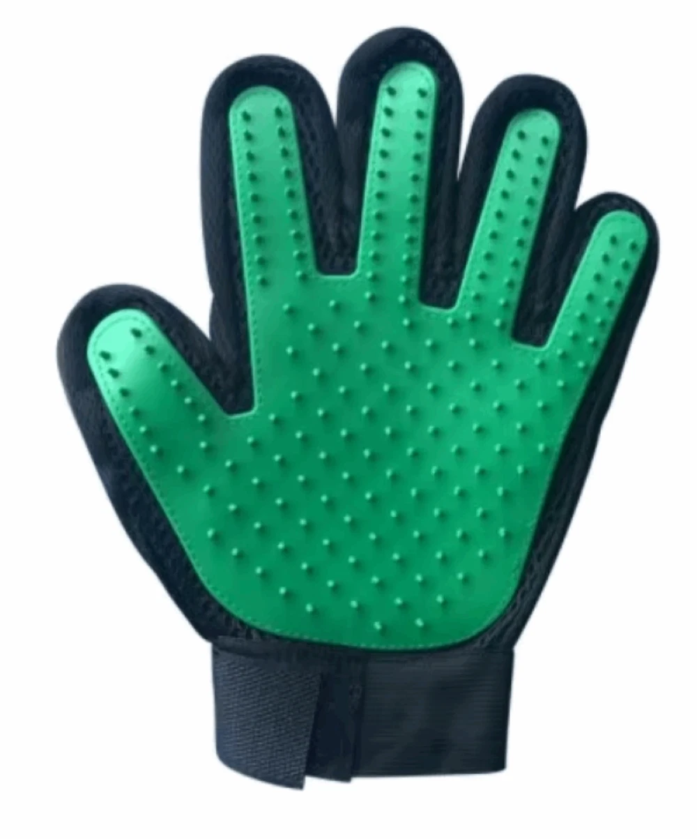 2 PC Pet Cat Dog Hair Removal Brush & Glove Bundle Set