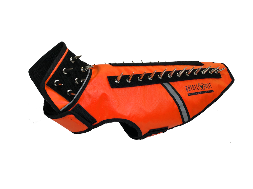 SpikeVest helps protect your beloved dogs and puppies from being attacked, keeping your furry babies safe