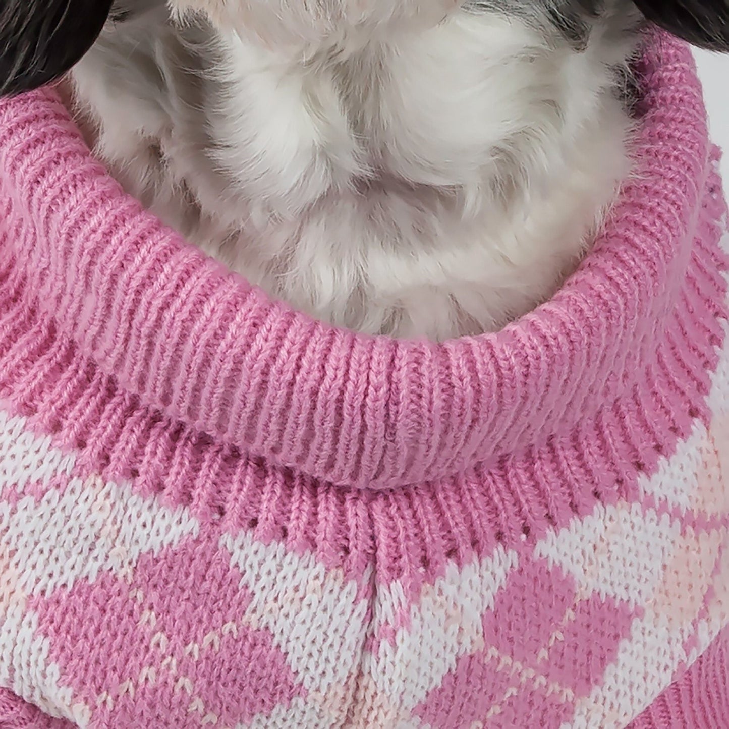 Pet Life 'Argyle Style' Ribbed Knitted Fashion Designer Dog Sweater