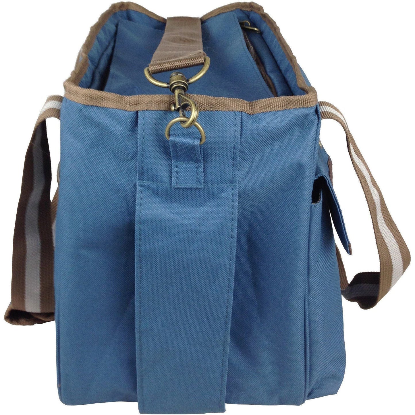 Pet Life Dual Snap Pocketed Fashion Designer Canvas Travel Pet Dog Carrier