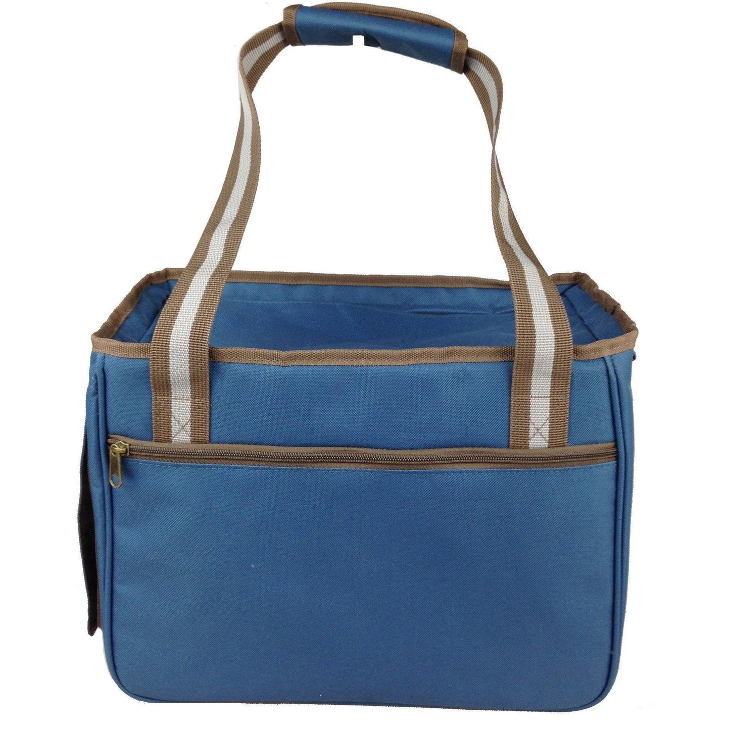 Pet Life Dual Snap Pocketed Fashion Designer Canvas Travel Pet Dog Carrier