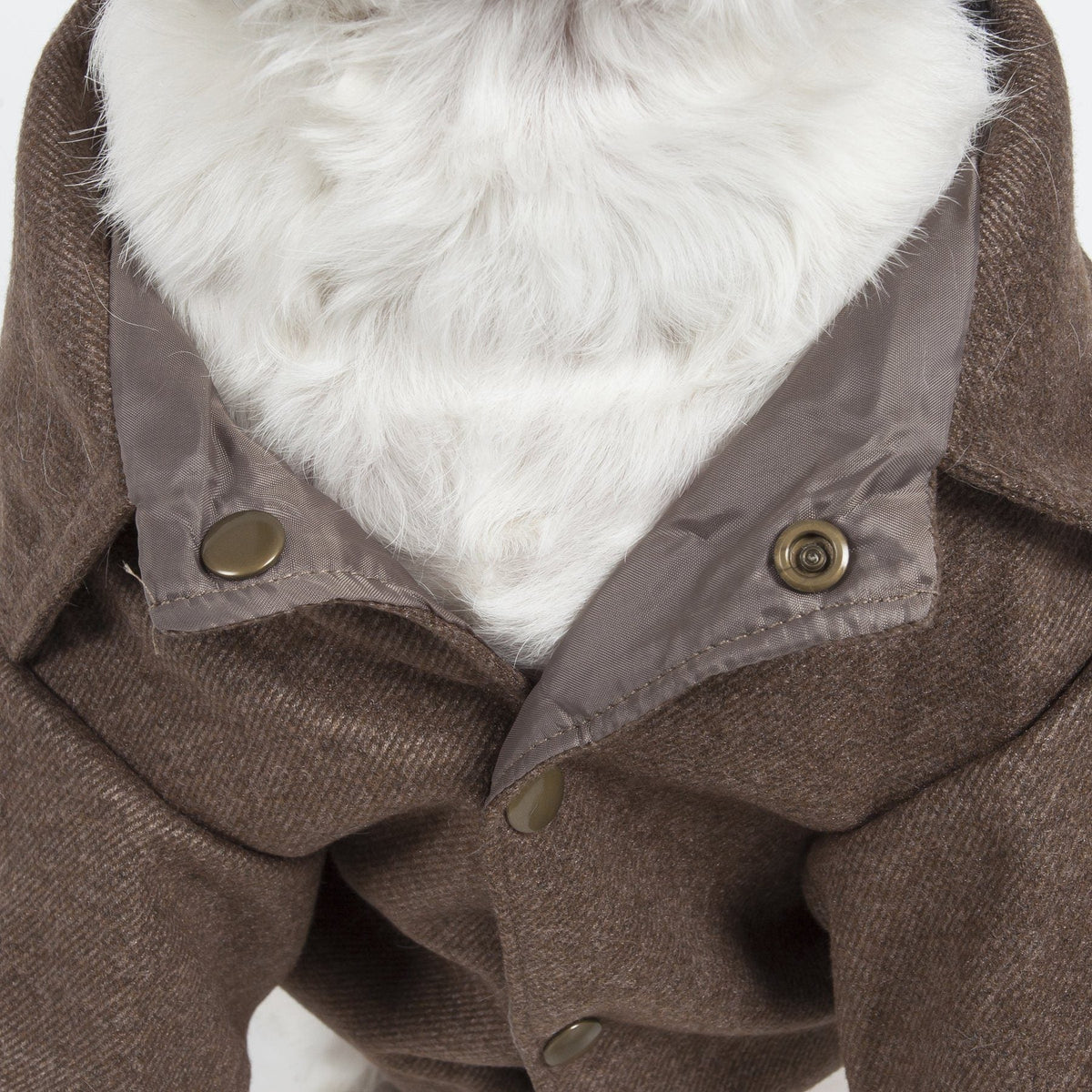 Pet Life ® 'Galore Back-Buckled' Fashion Wool Dog Jacket Coat