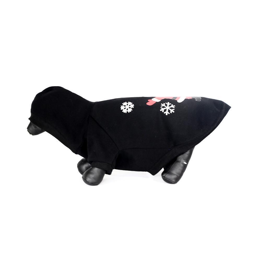 Pet Life ® LED Lighting 'Juggling Santa' Hooded Dog Costume Sweater w/ Included Batteries