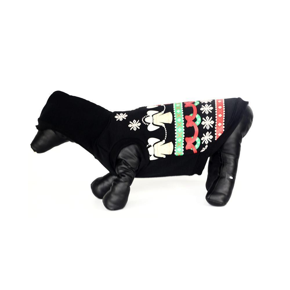 Pet Life ® LED Lighting Patterned Holiday Hooded Dog Costume Sweater w/ Included Batteries