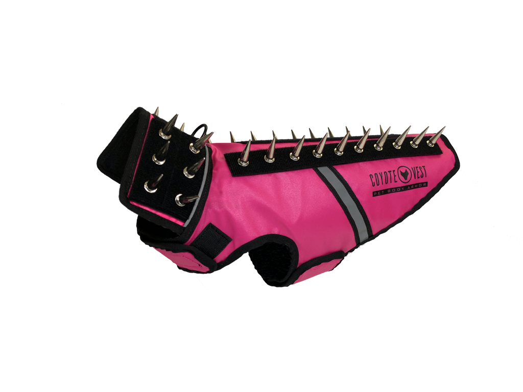 SpikeVest helps protect your beloved dogs and puppies from being attacked, keeping your furry babies safe