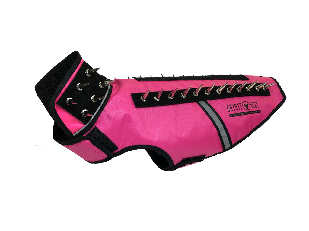 SpikeVest helps protect your beloved dogs and puppies from being attacked, keeping your furry babies safe