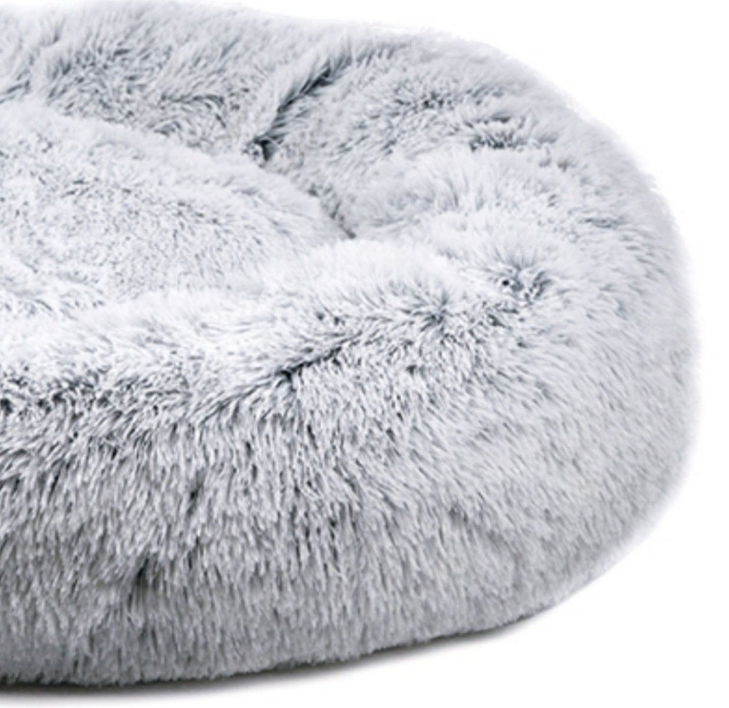 28" Ortho Plush® Pet Bed - Snowflake White Two Tone