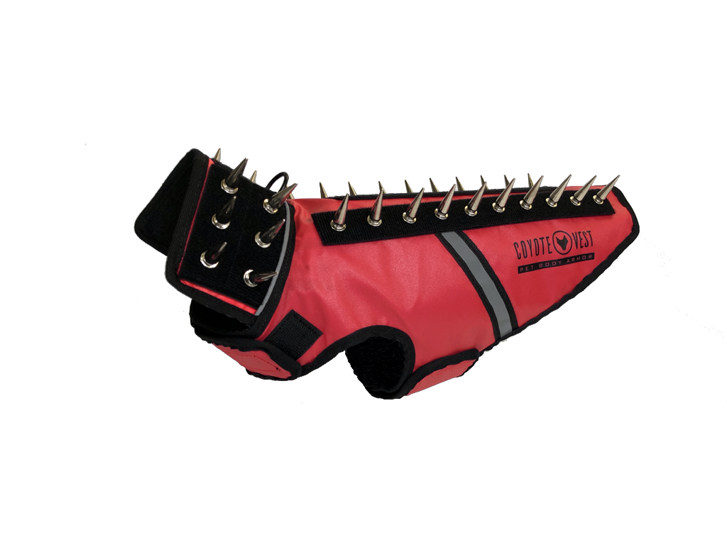 SpikeVest helps protect your beloved dogs and puppies from being attacked, keeping your furry babies safe