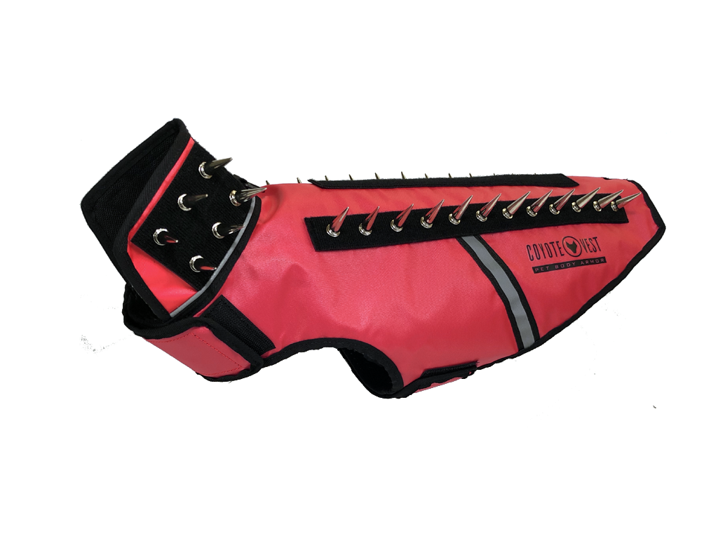 SpikeVest helps protect your beloved dogs and puppies from being attacked, keeping your furry babies safe