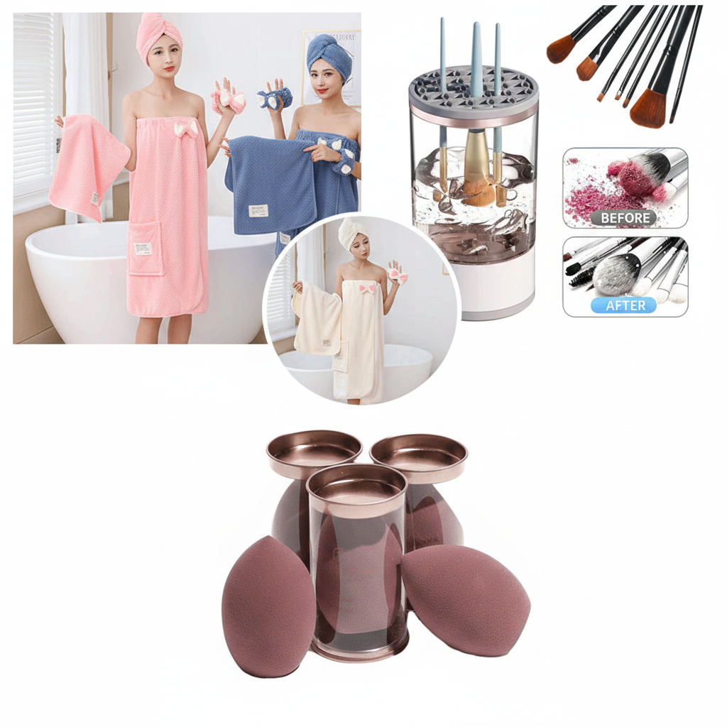 Spa & Glam Bundle Collage