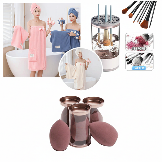 Spa & Glam Bundle Collage