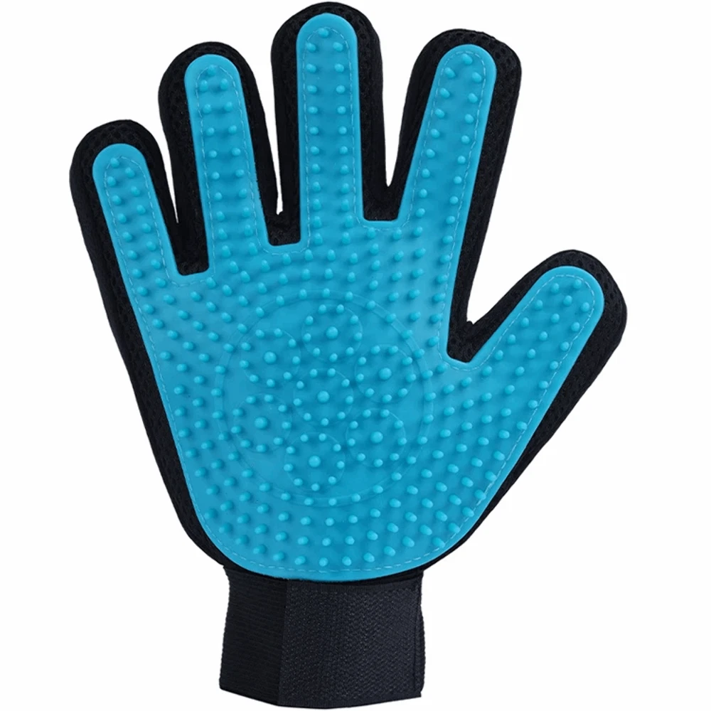 2 PC Pet Cat Dog Hair Removal Brush & Glove Bundle Set