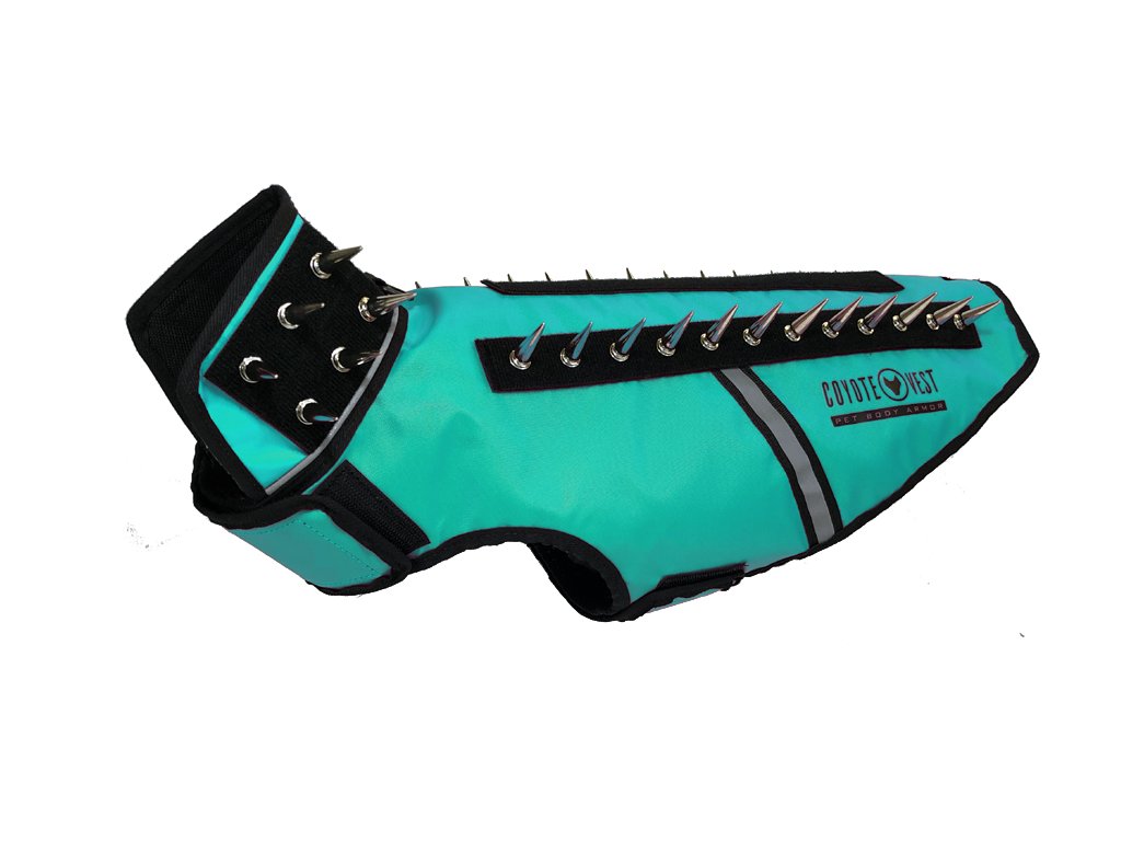 SpikeVest helps protect your beloved dogs and puppies from being attacked, keeping your furry babies safe