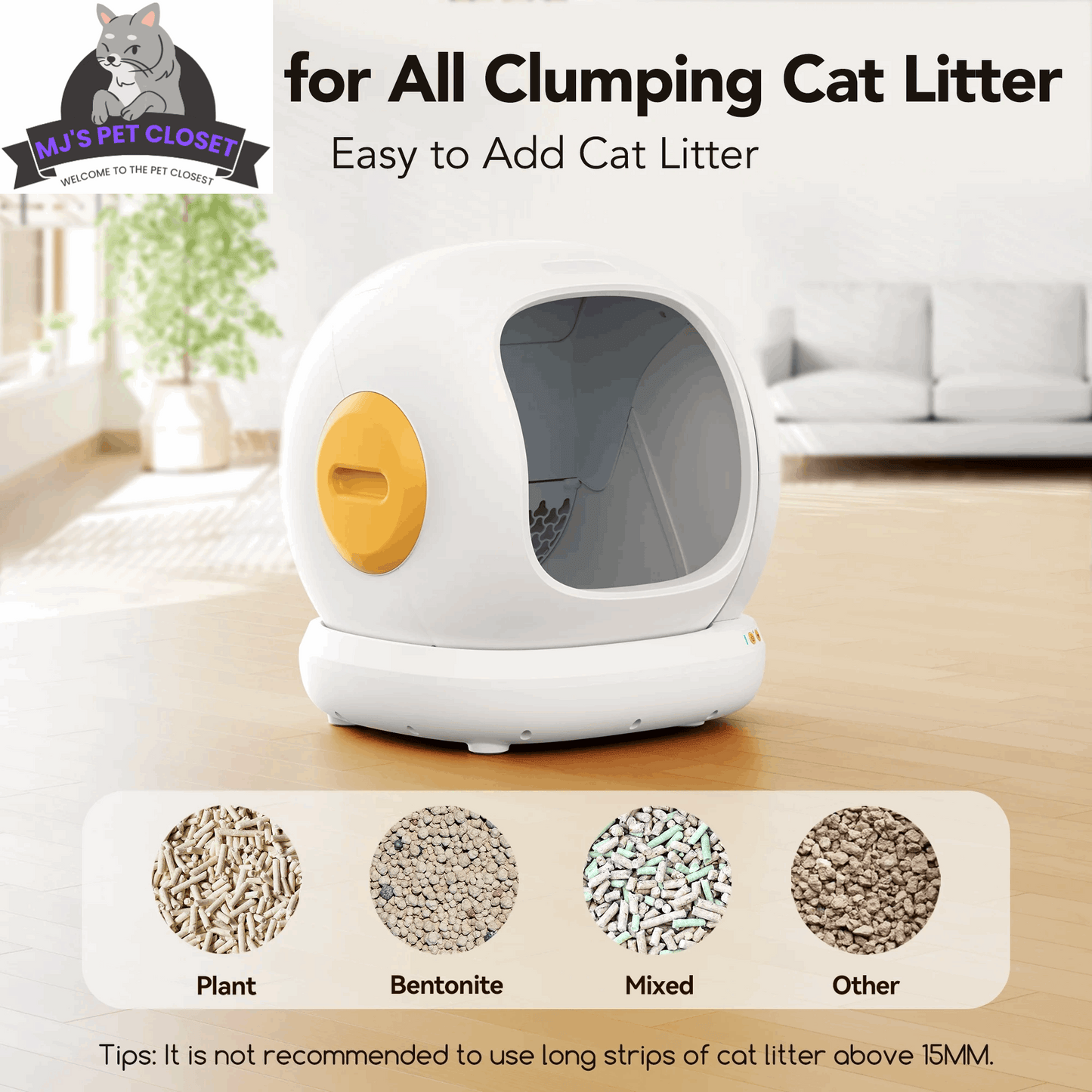 Say goodbye to messy litter boxes! Meet the Smart Self-Cleaning Cat Litter Box with APP Control and Safety Features! 🐾✨ #CatLovers #SmartHome
