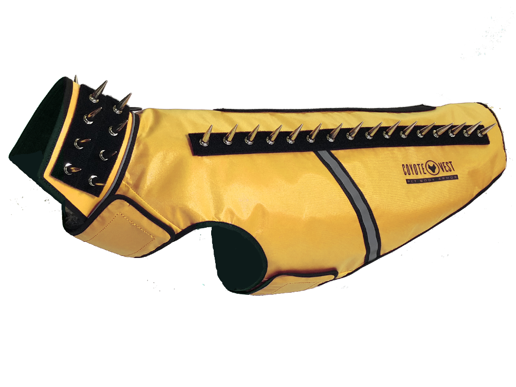 SpikeVest helps protect your beloved dogs and puppies from being attacked, keeping your furry babies safe
