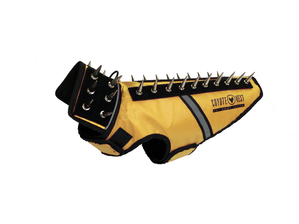 SpikeVest helps protect your beloved dogs and puppies from being attacked, keeping your furry babies safe