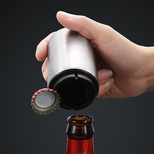 Automatic Beer Magnet Stainless Steel Bottle Opener